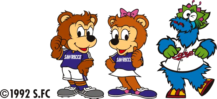 広島東洋カープ、サンフレッチェ広島のキャラクター